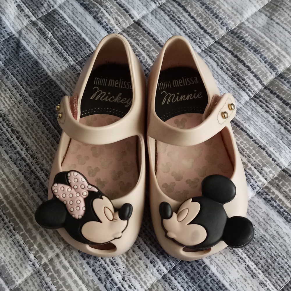 Mini Melissa Disney Toddler Girls jelly shoes